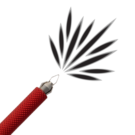 Dragonfly Tool, Universal Handle with Small Pointed Blade