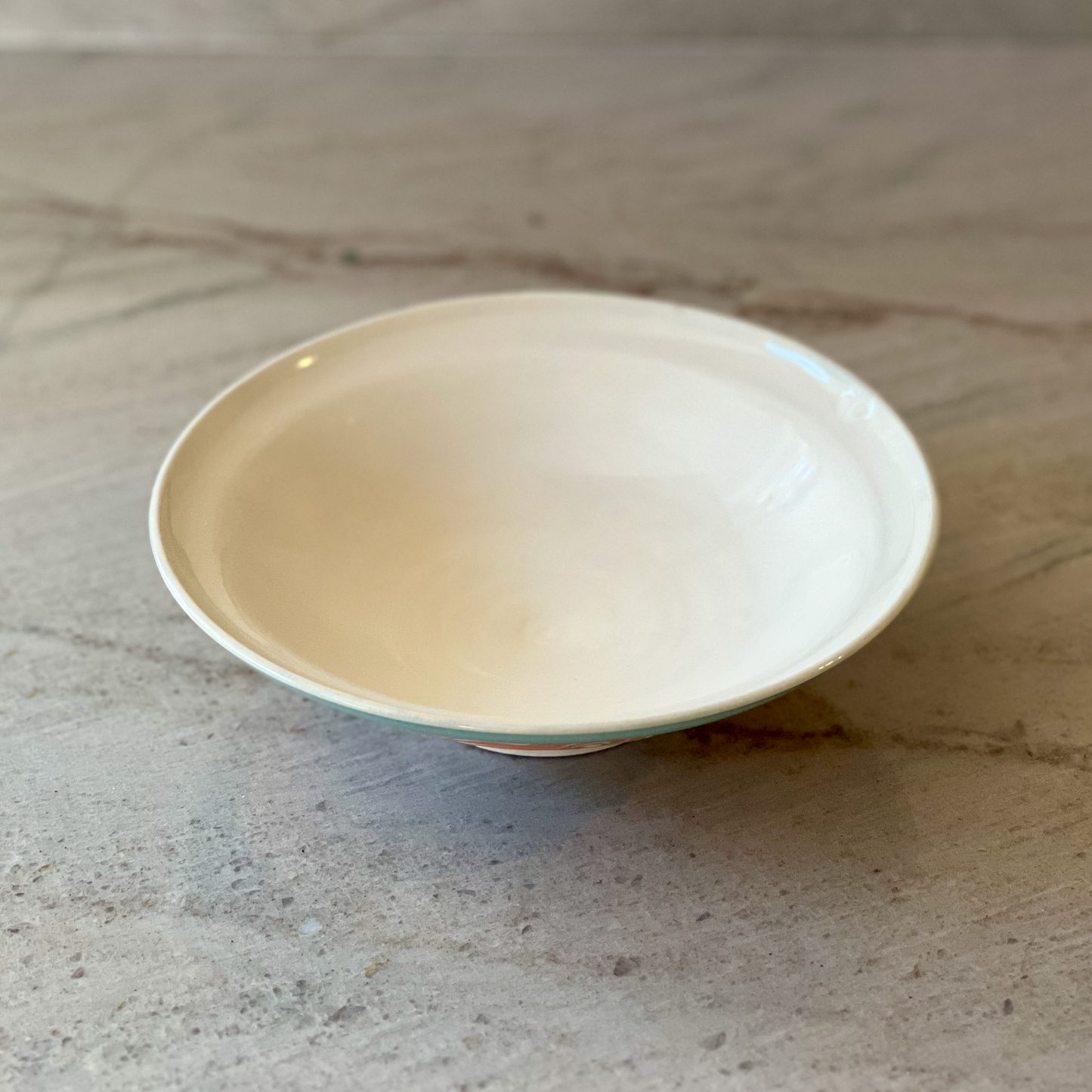 Porcelain Bowl with Crab Carving