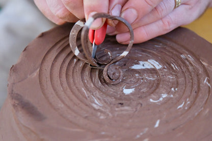 Forge Tool, Red Handle with Fin Blade