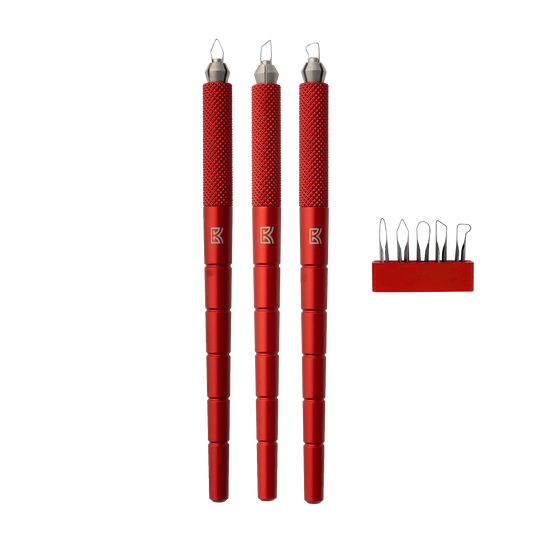 11-Piece Dragonfly Starter Kit, Universal Handle System with 3 Tools and Variety Detail Carving Blade Pack