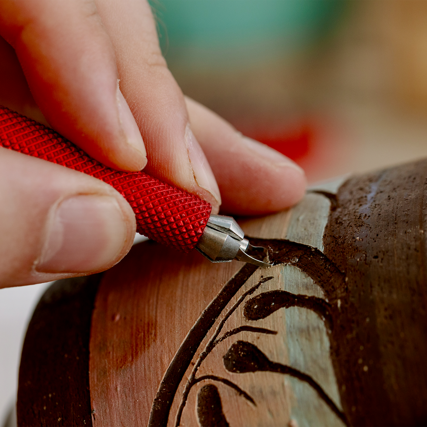 Dragonfly Tool, Universal Handle with Medium P Shape Blade