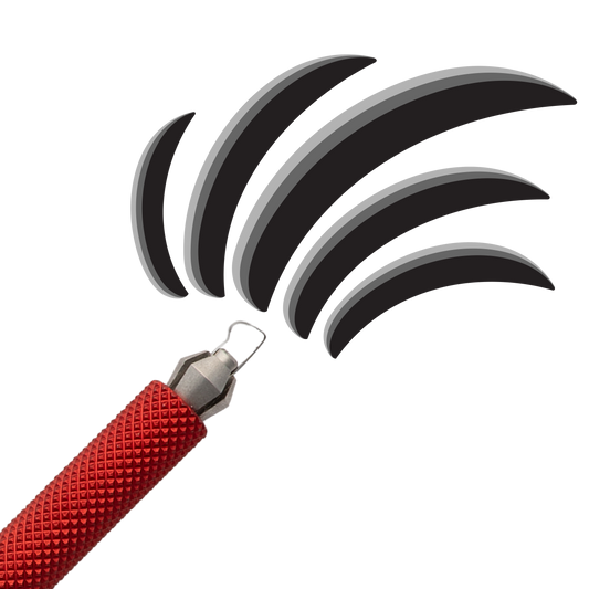 Dragonfly Tool, Universal Handle with Medium P Shape Blade