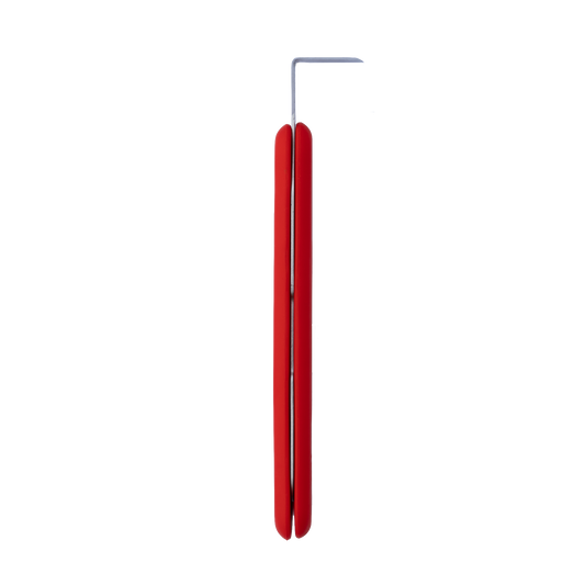 Forge Tool, Red Handle with Fin Blade