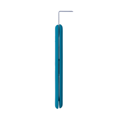 Forge Tool, Teal Handle with Rectangle Blade