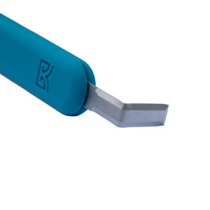 Forge Tool, Teal Handle with Rectangle Blade