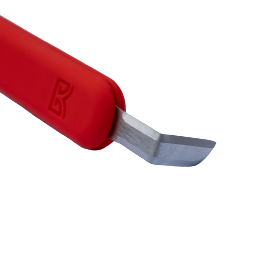 Forge Tool, Red Handle with Fin Blade