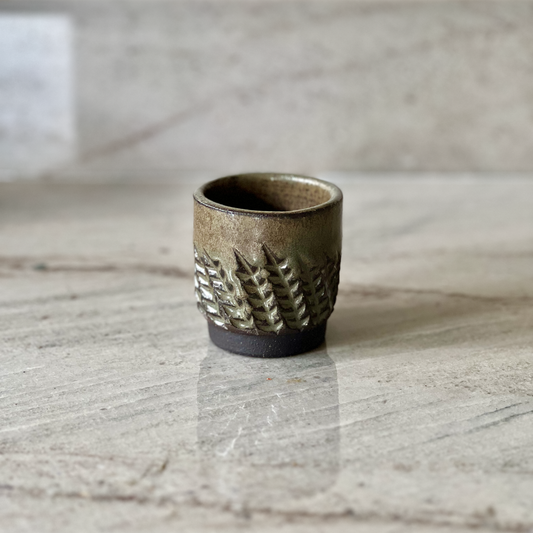 Small Cup, Smokey Glaze and Black Clay 2