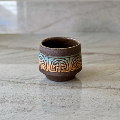 Charcoal Clay Clup, Boundaries Detail